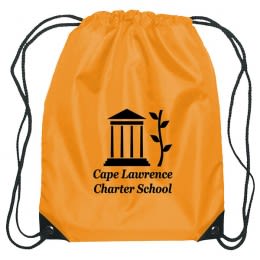 Custom Drawstring Gym Bags | Drawstring Sports Pack with Reinforced Corners | Cheap Promotional Backpacks - Athletic Gold