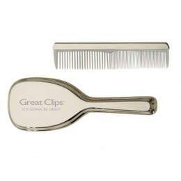 Custom Engraved Hairbrush Sets for Newborns | Best Corporate Baby Gifts with Low Minimum Orders