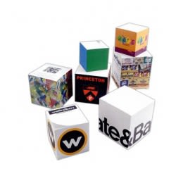 2-1/2" Non-Adhesive Note Cube - 500 Sheets Custom Imprinted With Logo