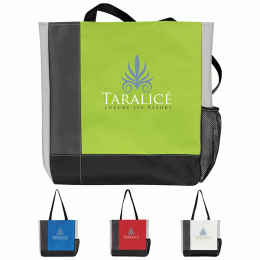 Color Strike Tote Bag Promotional Custom Imprinted With Logo