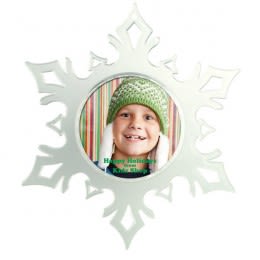 Personalized Snowflake Photo Ornament
