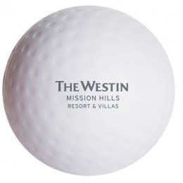Imprinted Golf Ball Squeezies Stress Reliever