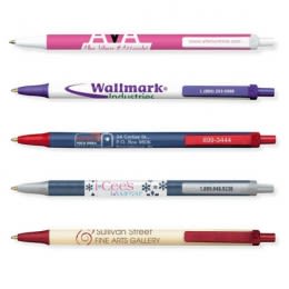 Promotional BIC Clic Stic Pens with Logo Imprints | Cheap Plastic Pens 