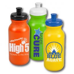 20 oz BPA Free Color Sports Bottle | Cheap Promotional Sports Bottles | Wholesale Bike Bottles | Custom PET & PETE Plastic Water