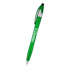 Dart Malibu Stylus Pen with Logo Metallic Green