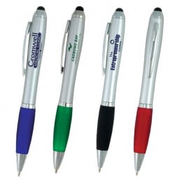 Techno Stylus Pen | Company Logo Twist Pens with Stylus