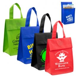 Affordable Reusable Lunch Bags in Bulk | Bag-It Lightweight Lunch Tote Bags | Cheap Lunch Bags Personalized