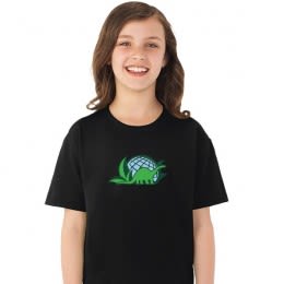 Fruit of the Loom HD Cotton Youth Tee Imprinted - Black