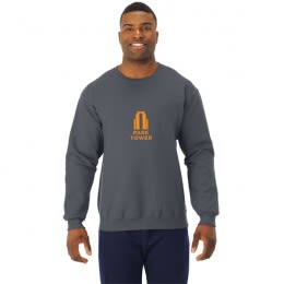  Jerzees NuBlend Sweatshirt | Promotional Crewneck  Sweatshirts - Charcoal