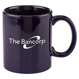 Cobalt Blue Basic C Handle Color Mug With Custom Imprint | Custom Coffee Mug
