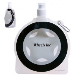 HydroPouch Tire Collapsible Water Bottle | Custom Collapsible Drink Bottles