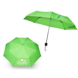 Budget Custom Folding Umbrella 42 Inch - Lime