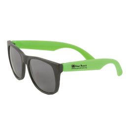 Matte Sunglasses Two Tone- Neon Green