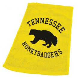 Yellow Spirit Rally Towel | Wholesale Imprinted Rally Towels