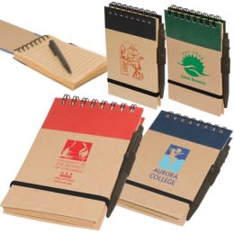 Pocket Eco-Note Keeper | Company Logo Jotters & Mini Notepads in Bulk