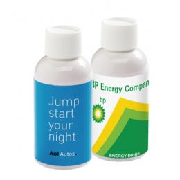 Promotional Energy Drinks | 2 oz Customized Energy Drink Shots with Logo | Custom Logo Imprinted Energy Shot Bottles