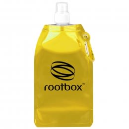 Metro Promotional Dishwasher Safe Collapsible Water Bottles - Yellow
