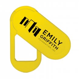 Customized Logo Webcam Cover - Yellow
