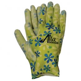 Flower Print Palm Dipped Gloves | Gardening Promotional Items