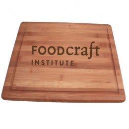 Engraved Bamboo Cutting Board with Trench | Eco-Friendly Bamboo Cutting Boards