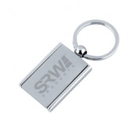 Engraved Keychain Photo Frame with Mirror