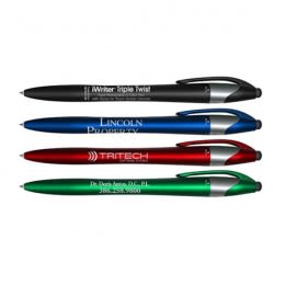 Promotional iWriter Triple Twist Pen and Stylus