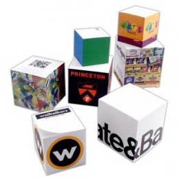 3-7/8" Non-Adhesive Note Cube - 775 Sheets Custom Imprinted With Logo