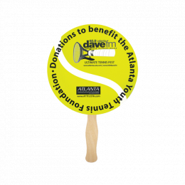 Circle Fan Promotional Custom Imprinted With Logo