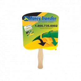Bread Hand Fan Promotional Custom Imprinted With Logo